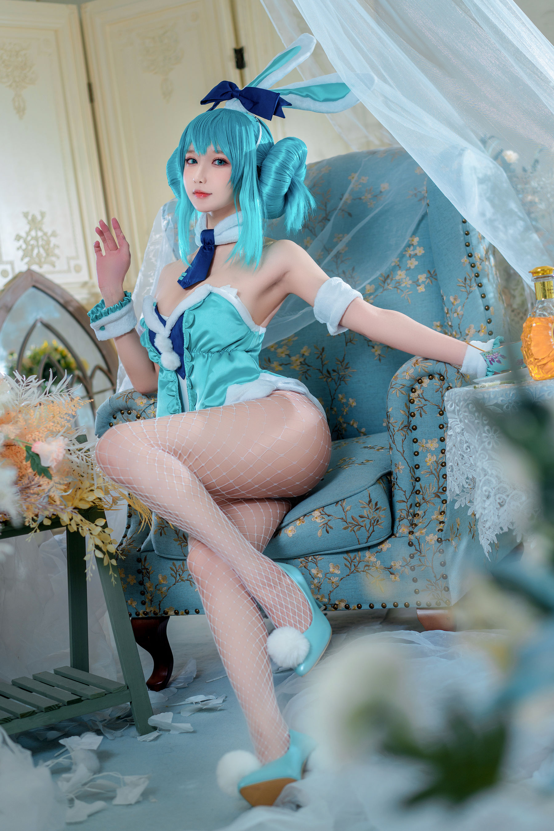 [cosplay]阿包也是兔娘 白兔miku 麻豆夹 美女图片 性感写真