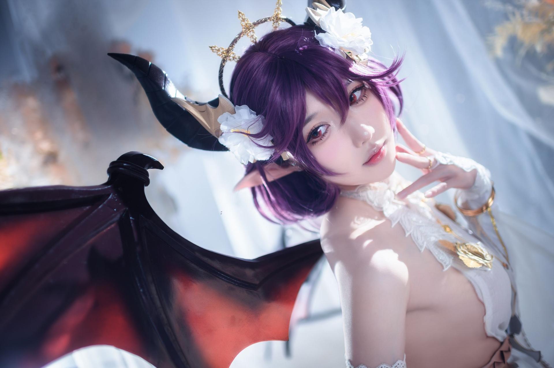 [COSPLAY]阿包也是兔娘 – 碧蓝幻想古蕾娅 龙娘