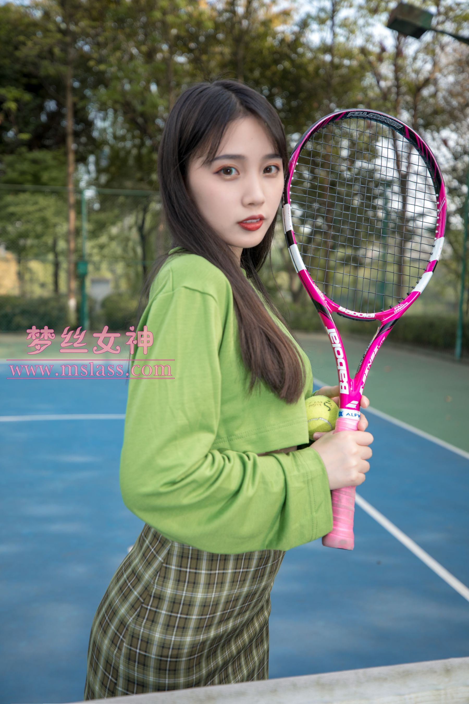 [MSLASS梦丝女神] 香萱 网球少女