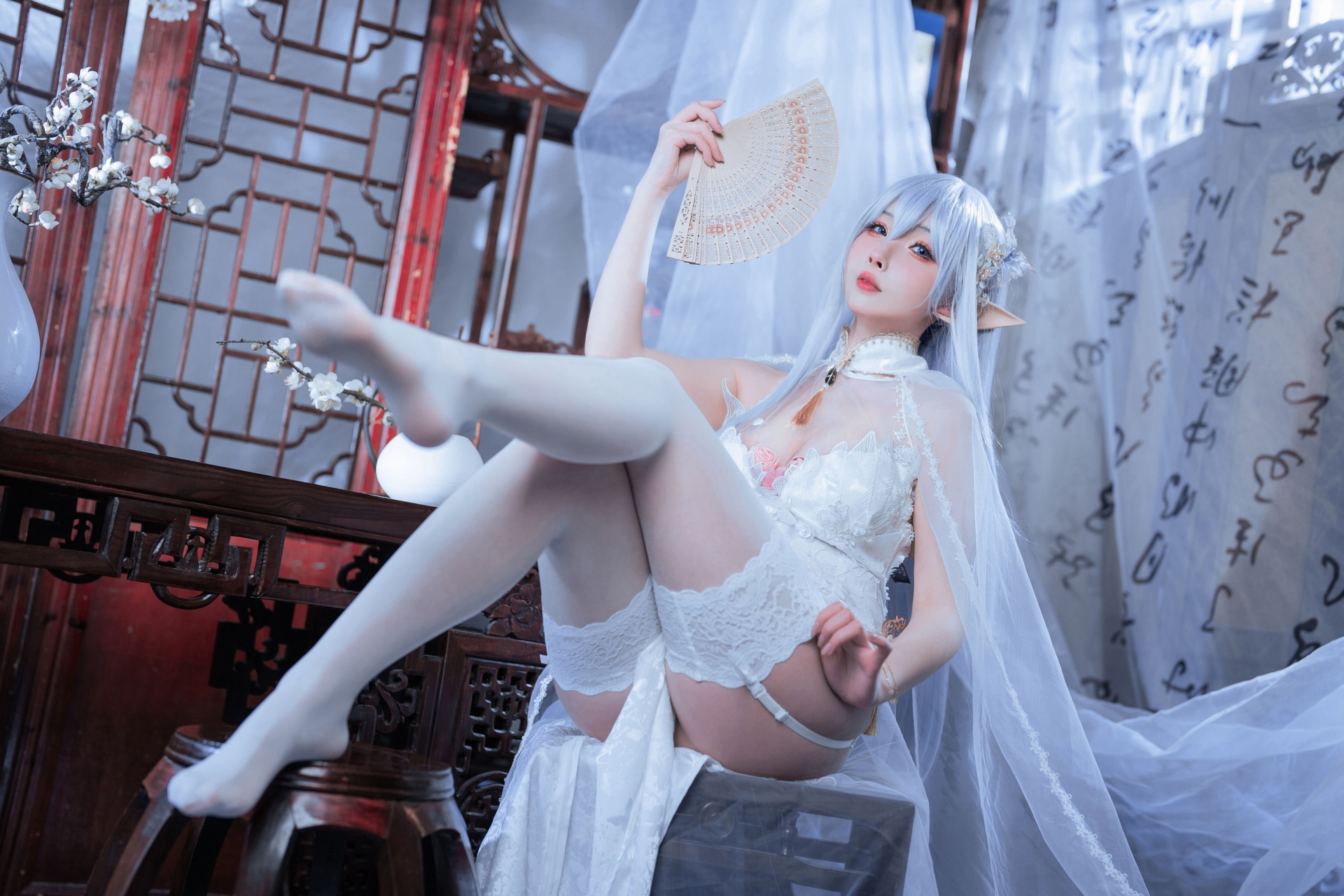 [COSPLAY]rioko凉凉子 – 阿尔比恩旗袍