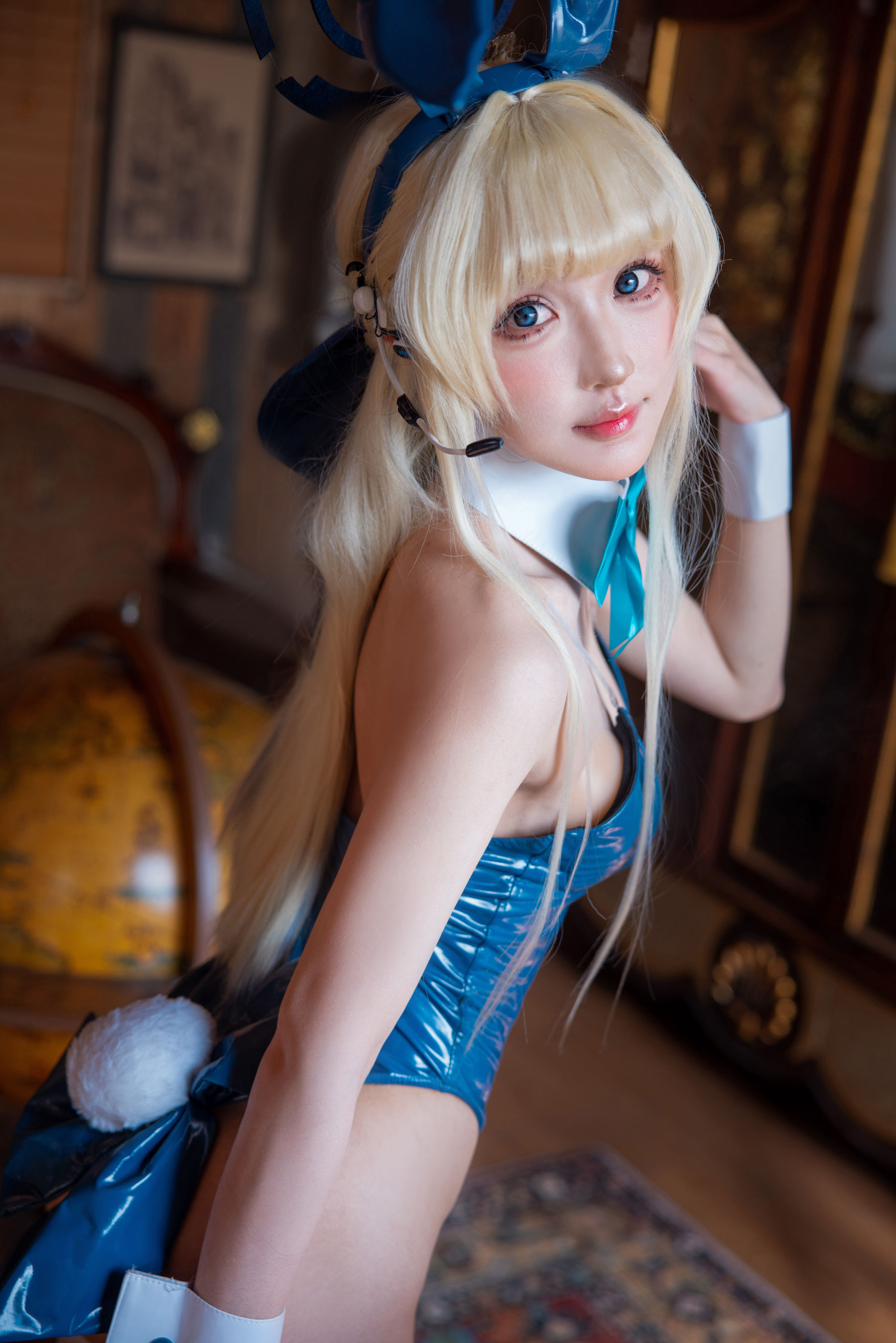 [COSPLAY]阿包也是兔娘 – 飞鸟马时