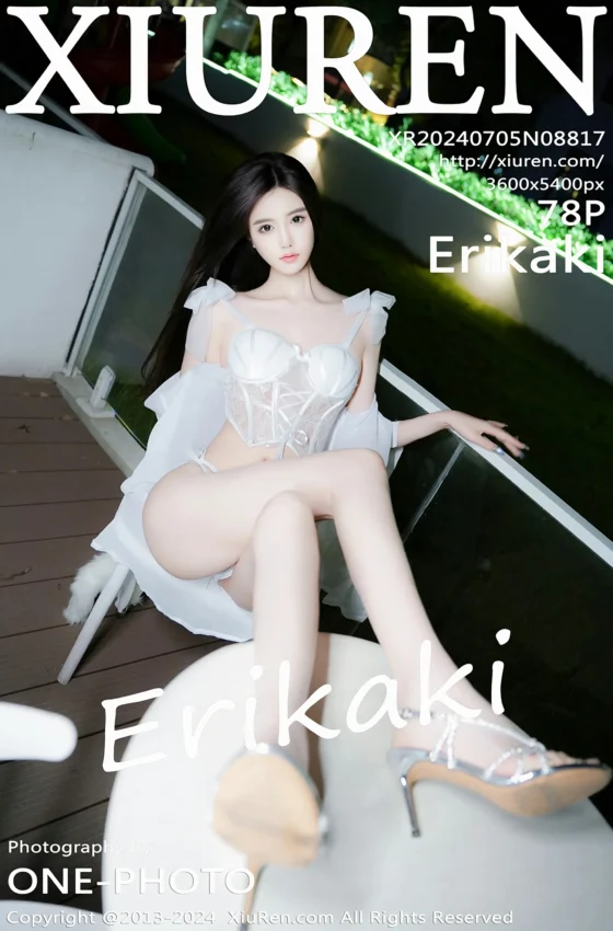 [XiuRen秀人网] 2024.07.05 No.8817 Erikaki 白色情趣服饰 性感写真 [78+1P]