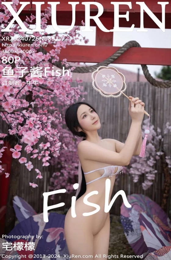 [XiuRen秀人网] 2024.07.26 No.8927 鱼子酱Fish 性感白色轻透连衣裙 白色情趣内衣 迪拜旅拍写真 [80+1P]