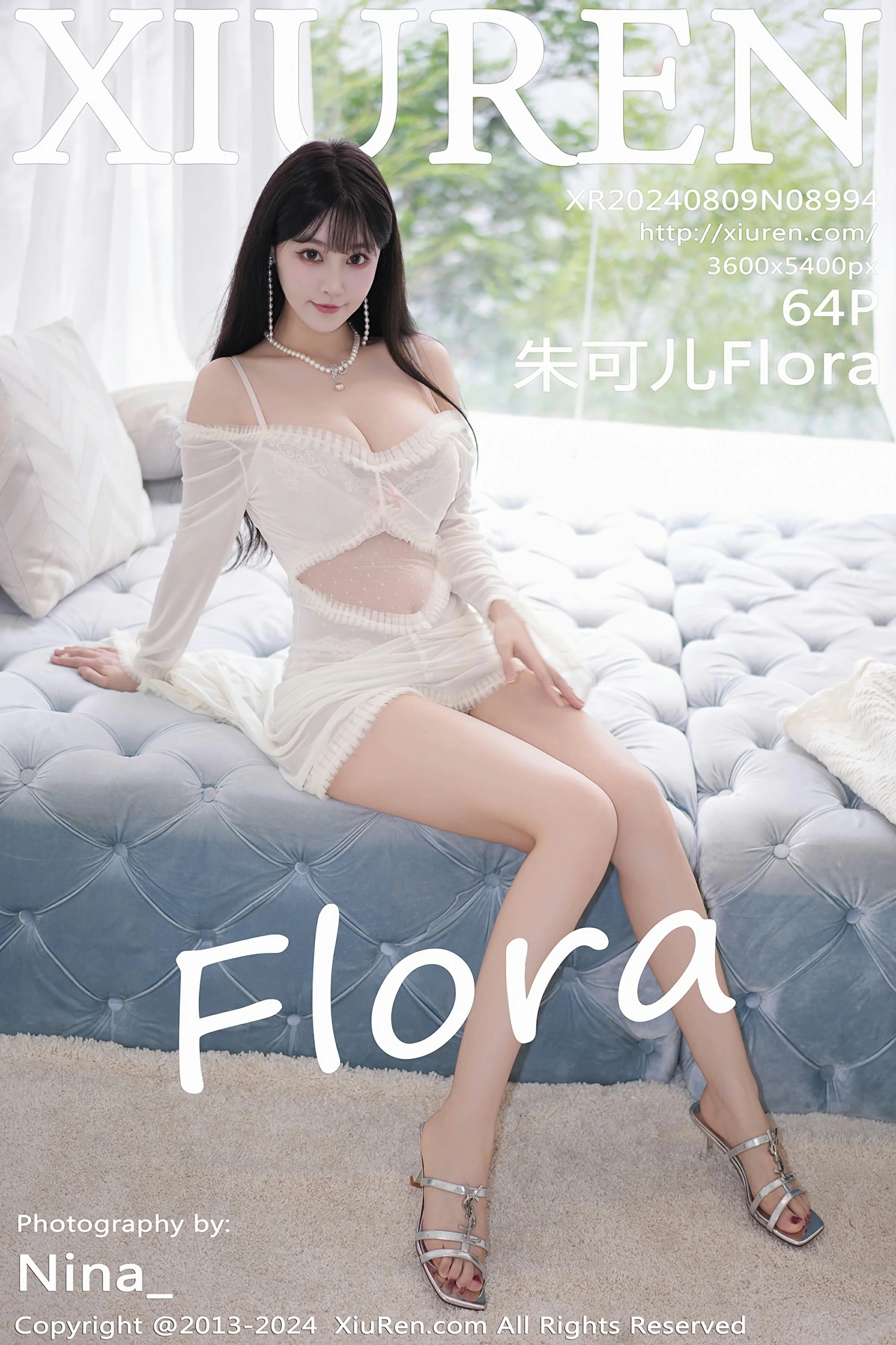 [XiuRen秀人网] 2024.08.09 No.8994 朱可儿Flora 性感白色情趣服饰 大理旅拍写真 [64+1P]