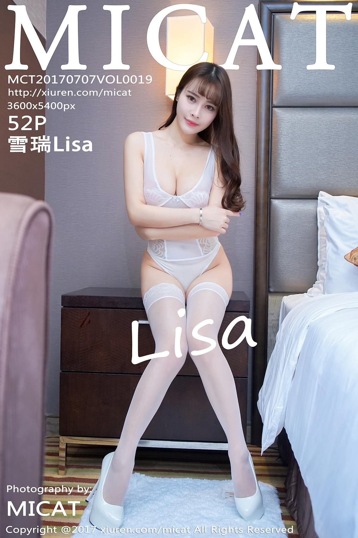 [MICAT猫萌榜] Vol.019 雪瑞Lisa [52+1P]