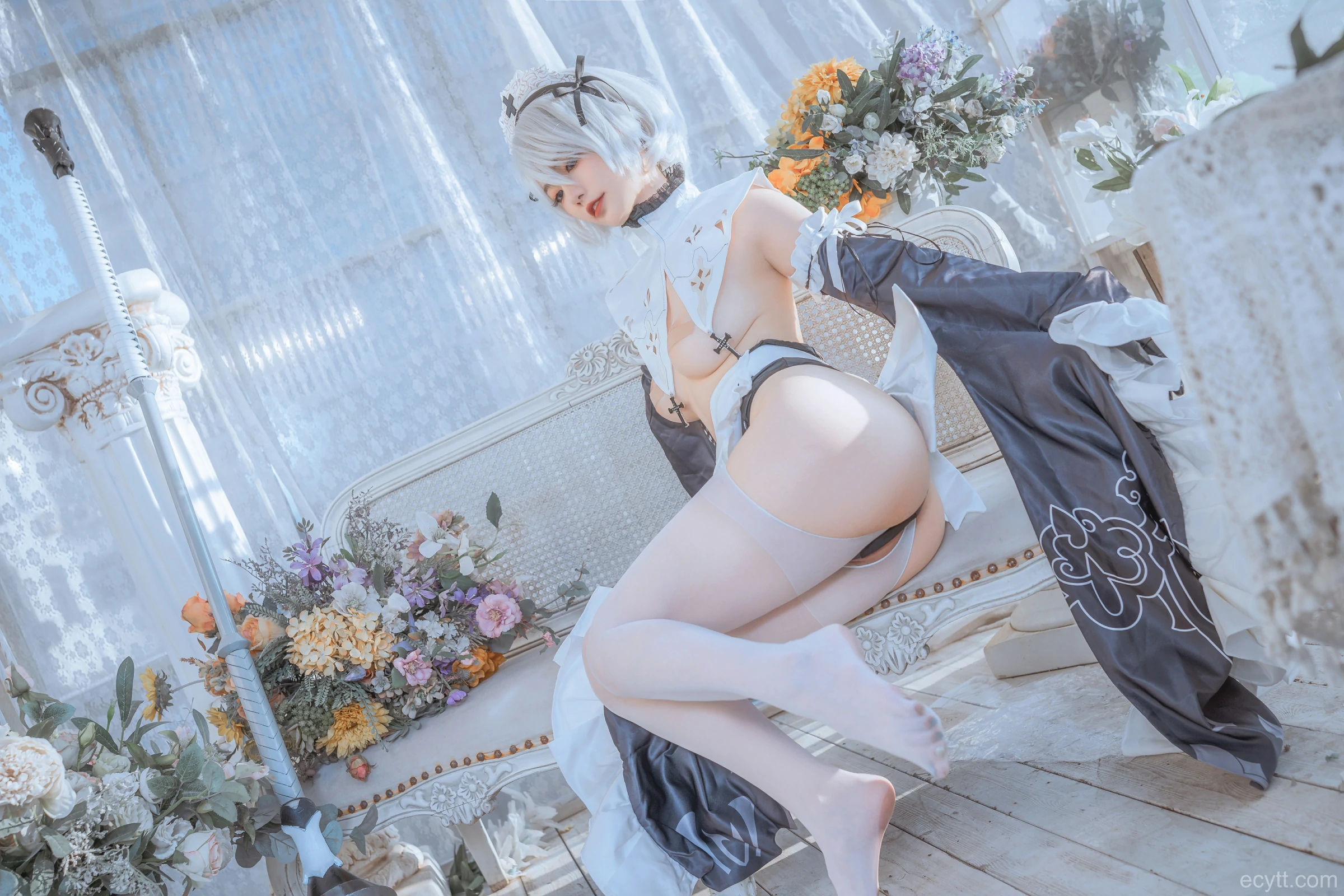 [COSPLAY]桃良阿宅 – 女仆2B