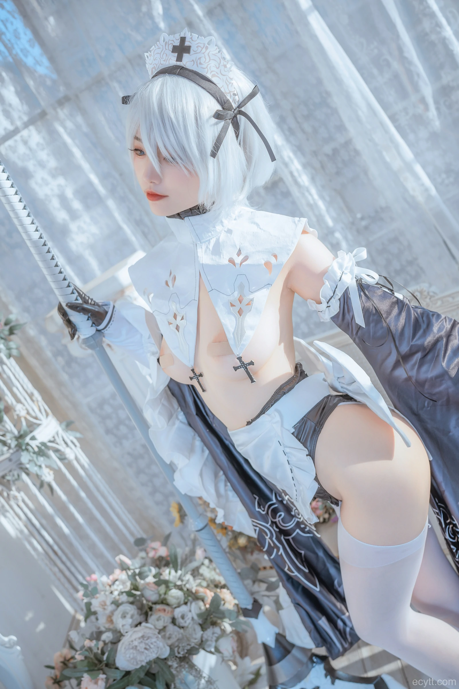 [COSPLAY]桃良阿宅 – 女仆2B