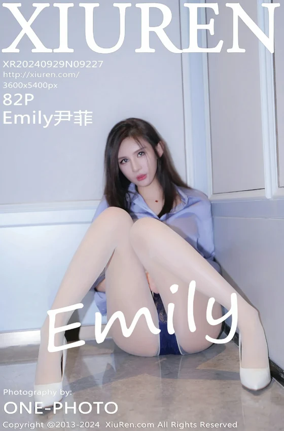 [XiuRen秀人网] 2024.09.29 No.9227 Emily尹菲 蓝白制服 白色丝袜 性感写真 [82+1P]